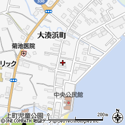 青森県むつ市大湊浜町9-17周辺の地図