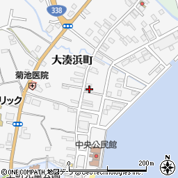 青森県むつ市大湊浜町9-15周辺の地図