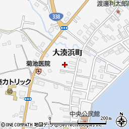 青森県むつ市大湊浜町11周辺の地図