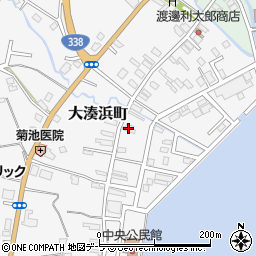 青森県むつ市大湊浜町9-9周辺の地図