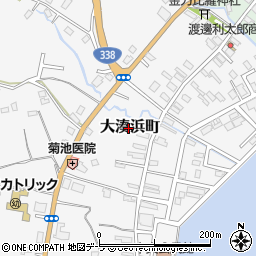 青森県むつ市大湊浜町11-4周辺の地図