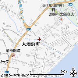 青森県むつ市大湊浜町10-10周辺の地図