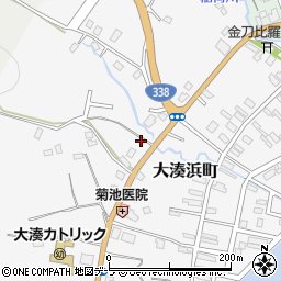 青森県むつ市大湊浜町15周辺の地図