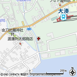 大湊新町会館周辺の地図