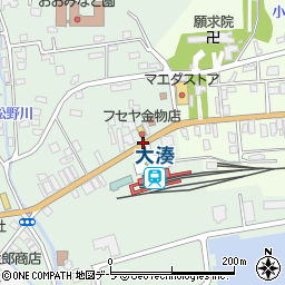 大湊駅周辺の地図