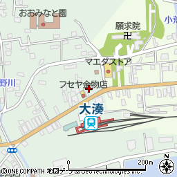 大湊駅前郵便局 ＡＴＭ周辺の地図