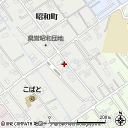 青森県むつ市昭和町周辺の地図