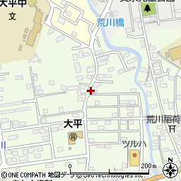 柳谷珠算塾　大平教場周辺の地図