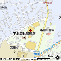 株式会社マエダ　マエダストア苫生店周辺の地図