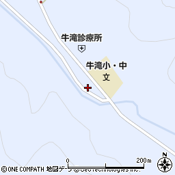 佐井村立　牛滝小学校周辺の地図