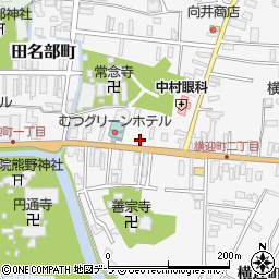 秀寿司 むつ店周辺の地図
