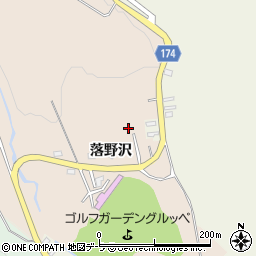 青森県むつ市大平落野沢27周辺の地図