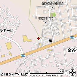 東奥日報むつ専売所東部営業所周辺の地図