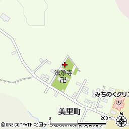 青森県むつ市美里町周辺の地図