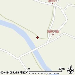 青森県東通村（下北郡）蒲野沢（前田）周辺の地図