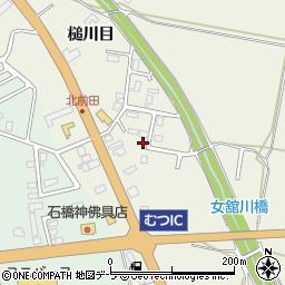 青森県むつ市田名部槌川目62周辺の地図