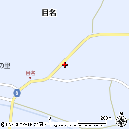 青森県下北郡東通村目名小田野坂周辺の地図