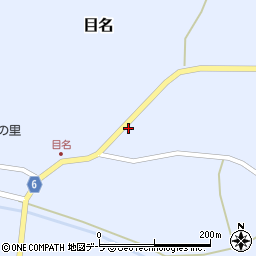 青森県東通村（下北郡）目名（小田野坂）周辺の地図
