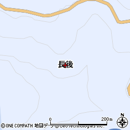 青森県佐井村（下北郡）長後周辺の地図