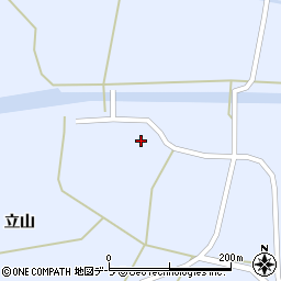 青森県東通村（下北郡）目名（立山）周辺の地図