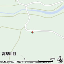 青森県むつ市関根高梨川目45-3周辺の地図