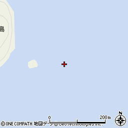小ヒヤク島周辺の地図