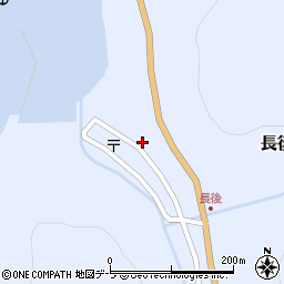 青森県下北郡佐井村長後長後8周辺の地図