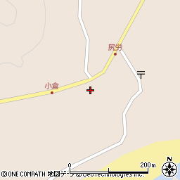 青森県東通村（下北郡）尻労（小倉）周辺の地図
