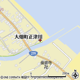 青森県むつ市大畑町正津川103周辺の地図