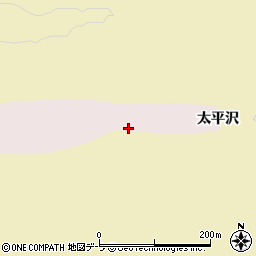 青森県むつ市大畑町太平沢周辺の地図