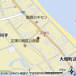 青森県むつ市大畑町正津川48-1周辺の地図