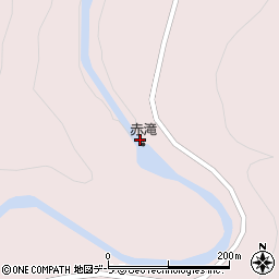 赤滝周辺の地図