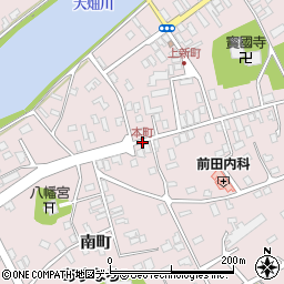 本町周辺の地図