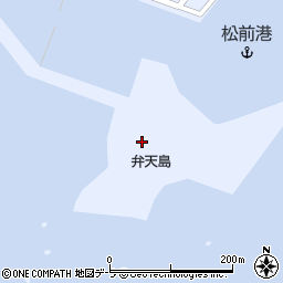 北海道松前郡松前町弁天324周辺の地図