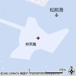 北海道松前郡松前町弁天346周辺の地図