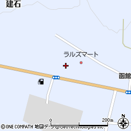 ツルハドラッグ松前店周辺の地図