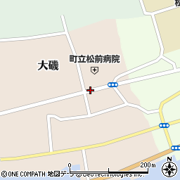 松前病院前周辺の地図
