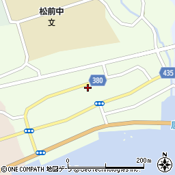 北海道松前郡松前町博多161周辺の地図