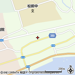 北海道松前郡松前町博多218周辺の地図