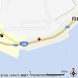 北海道松前郡松前町月島191周辺の地図