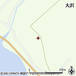 北海道松前郡松前町大沢444周辺の地図