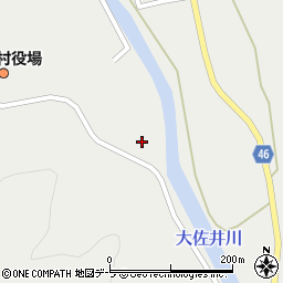 大佐井川周辺の地図