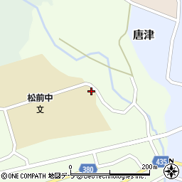 北海道松前郡松前町博多259周辺の地図