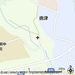 北海道松前郡松前町博多290周辺の地図