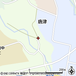 北海道松前郡松前町博多310周辺の地図