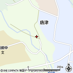 北海道松前郡松前町博多293周辺の地図