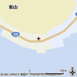 北海道松前郡松前町月島61周辺の地図