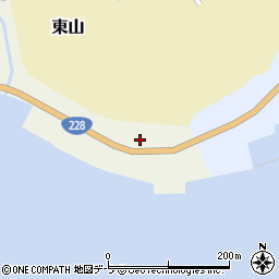 北海道松前郡松前町月島65周辺の地図