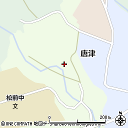 北海道松前郡松前町博多319周辺の地図