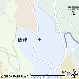 北海道松前郡松前町唐津299周辺の地図